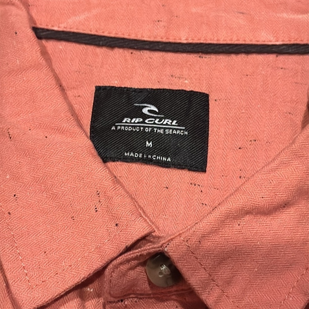 Rip Curl Button Down Shirt Mens Size Medium - Picture 3 of 5